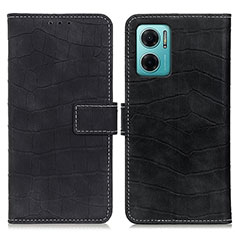 Funda de Cuero Cartera con Soporte Carcasa K07Z para Xiaomi Redmi Note 11E 5G Negro