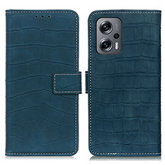 Funda de Cuero Cartera con Soporte Carcasa K07Z para Xiaomi Redmi Note 11T Pro+ Plus 5G Verde