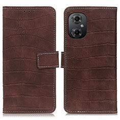 Funda de Cuero Cartera con Soporte Carcasa K07Z para Xiaomi Redmi Note 12R Pro 5G Marron