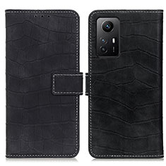 Funda de Cuero Cartera con Soporte Carcasa K07Z para Xiaomi Redmi Note 12S Negro