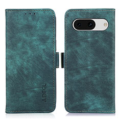 Funda de Cuero Cartera con Soporte Carcasa K08Z para Google Pixel 8a 5G Verde