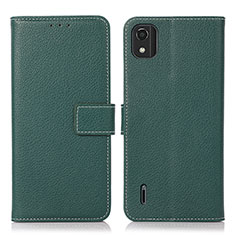 Funda de Cuero Cartera con Soporte Carcasa K08Z para Nokia C2 2nd Edition Verde