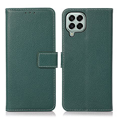 Funda de Cuero Cartera con Soporte Carcasa K08Z para Samsung Galaxy M33 5G Verde