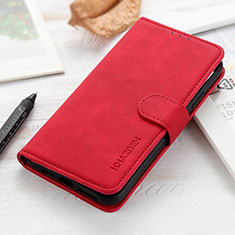 Funda de Cuero Cartera con Soporte Carcasa K08Z para Xiaomi Mi 12 Lite NE 5G Rojo
