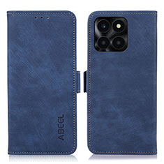 Funda de Cuero Cartera con Soporte Carcasa K09Z para Huawei Honor X8b Azul