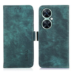 Funda de Cuero Cartera con Soporte Carcasa K09Z para Huawei Nova 11i Verde