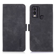 Funda de Cuero Cartera con Soporte Carcasa K09Z para Nokia C22 Negro