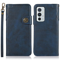 Funda de Cuero Cartera con Soporte Carcasa K09Z para OnePlus 9RT 5G Azul