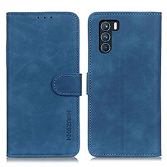 Funda de Cuero Cartera con Soporte Carcasa K09Z para Oppo K9 Pro 5G Azul