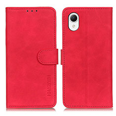 Funda de Cuero Cartera con Soporte Carcasa K09Z para Samsung Galaxy A23e 5G Rojo