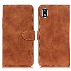 Funda de Cuero Cartera con Soporte Carcasa K09Z para Sony Xperia Ace III Marron