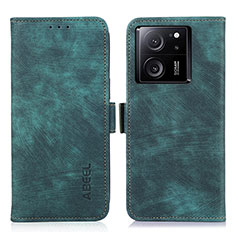 Funda de Cuero Cartera con Soporte Carcasa K09Z para Xiaomi Mi 13T 5G Verde