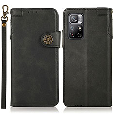 Funda de Cuero Cartera con Soporte Carcasa K09Z para Xiaomi Redmi Note 11 5G Negro