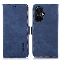 Funda de Cuero Cartera con Soporte Carcasa K10Z para OnePlus Nord CE 3 5G Azul