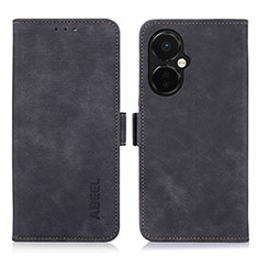 Funda de Cuero Cartera con Soporte Carcasa K10Z para OnePlus Nord CE 3 5G Negro