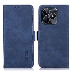 Funda de Cuero Cartera con Soporte Carcasa K10Z para Realme C53 Azul