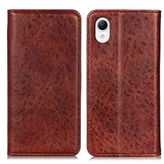 Funda de Cuero Cartera con Soporte Carcasa K10Z para Samsung Galaxy A23s Marron