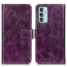 Funda de Cuero Cartera con Soporte Carcasa KZ04 para Samsung Galaxy F23 5G Morado