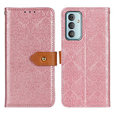 Funda de Cuero Cartera con Soporte Carcasa KZ05 para Samsung Galaxy F23 5G Rosa