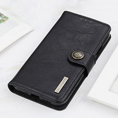 Funda de Cuero Cartera con Soporte Carcasa KZ2 para Huawei Honor X6a Negro