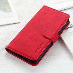 Funda de Cuero Cartera con Soporte Carcasa KZ3 para Xiaomi Redmi Note 13 Pro+ Plus 5G Rojo