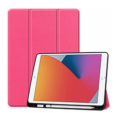 Funda de Cuero Cartera con Soporte Carcasa L01 para Apple iPad 10.2 (2019) Rosa