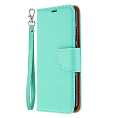 Funda de Cuero Cartera con Soporte Carcasa L01 para Huawei Honor 9C Verde