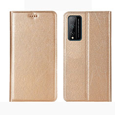 Funda de Cuero Cartera con Soporte Carcasa L01 para Huawei Honor Play4T Pro Oro