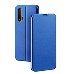 Funda de Cuero Cartera con Soporte Carcasa L01 para Huawei Nova 6 5G Azul