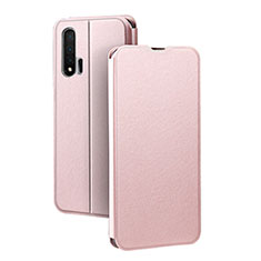 Funda de Cuero Cartera con Soporte Carcasa L01 para Huawei Nova 6 5G Oro Rosa