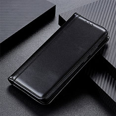 Funda de Cuero Cartera con Soporte Carcasa L01 para Huawei Y6p Negro