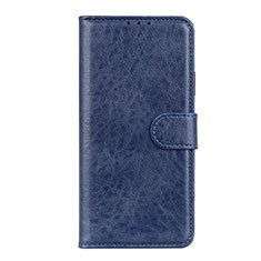 Funda de Cuero Cartera con Soporte Carcasa L01 para LG K51 Azul