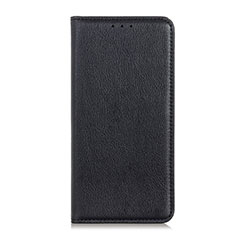 Funda de Cuero Cartera con Soporte Carcasa L01 para Motorola Moto G 5G Negro