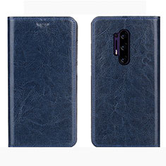 Funda de Cuero Cartera con Soporte Carcasa L01 para OnePlus 8 Pro Azul