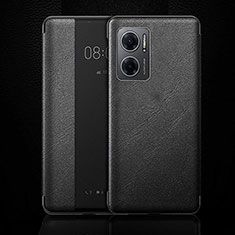 Funda de Cuero Cartera con Soporte Carcasa L01 para Oppo A56S 5G Negro