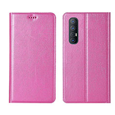 Funda de Cuero Cartera con Soporte Carcasa L01 para Oppo Reno3 Pro Rosa