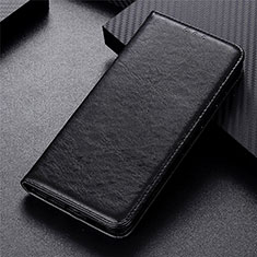 Funda de Cuero Cartera con Soporte Carcasa L01 para Oppo Reno4 F Negro