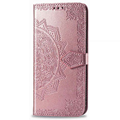 Funda de Cuero Cartera con Soporte Carcasa L01 para Realme 6i Oro Rosa