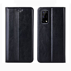 Funda de Cuero Cartera con Soporte Carcasa L01 para Realme Narzo 30 Pro 5G Negro