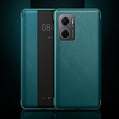 Funda de Cuero Cartera con Soporte Carcasa L01 para Realme Q5i 5G Verde