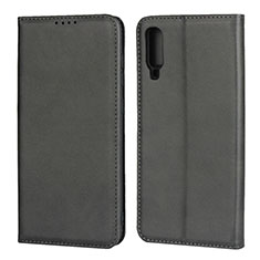 Funda de Cuero Cartera con Soporte Carcasa L01 para Samsung Galaxy A90 5G Negro