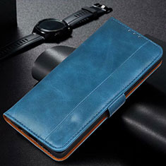 Funda de Cuero Cartera con Soporte Carcasa L01 para Samsung Galaxy M21 Azul