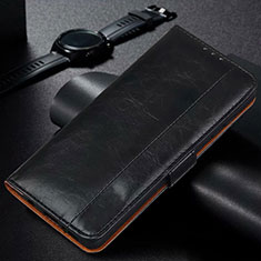 Funda de Cuero Cartera con Soporte Carcasa L01 para Samsung Galaxy M21 Negro