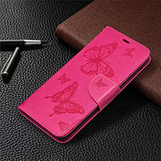 Funda de Cuero Cartera con Soporte Carcasa L01 para Samsung Galaxy S20 FE 4G Rosa Roja