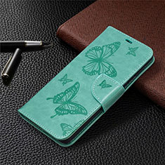 Funda de Cuero Cartera con Soporte Carcasa L01 para Samsung Galaxy S20 FE 5G Menta Verde