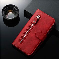 Funda de Cuero Cartera con Soporte Carcasa L01 para Samsung Galaxy S20 Plus Rojo