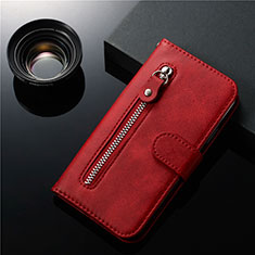 Funda de Cuero Cartera con Soporte Carcasa L01 para Samsung Galaxy S20 Ultra Rojo