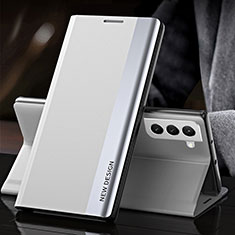 Funda de Cuero Cartera con Soporte Carcasa L01 para Samsung Galaxy S21 Plus 5G Blanco