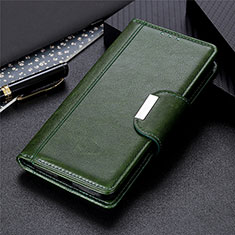 Funda de Cuero Cartera con Soporte Carcasa L01 para Samsung Galaxy S21 Plus 5G Verde