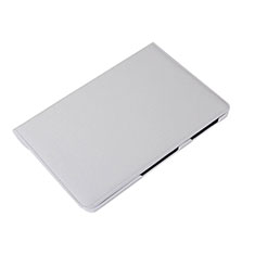 Funda de Cuero Cartera con Soporte Carcasa L01 para Samsung Galaxy Tab S6 Lite 10.4 SM-P610 Blanco